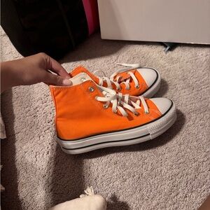 Platform Orange Converse